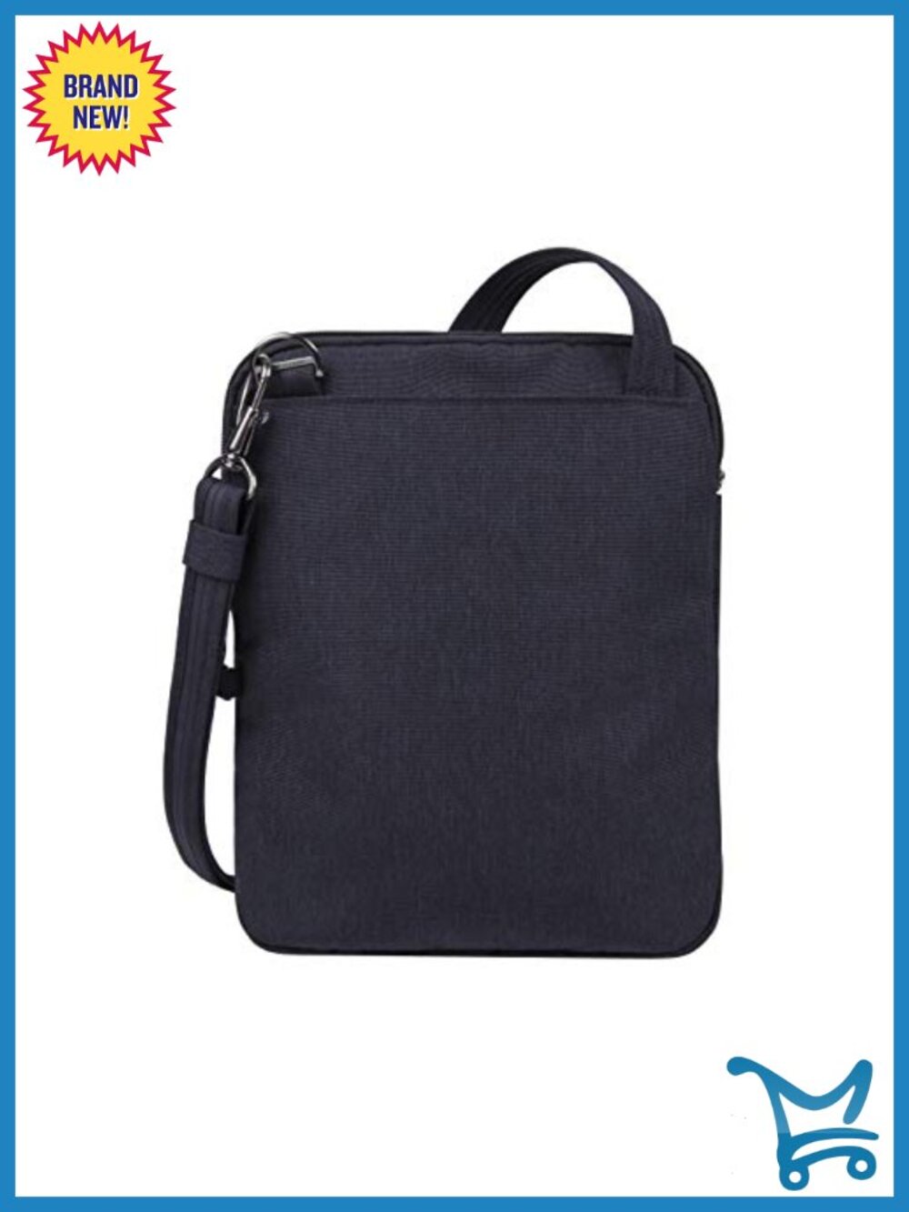 Anti-Theft Crossbody Bag with RFID Blocking, Adjustable Strap - Picture 4 of 6